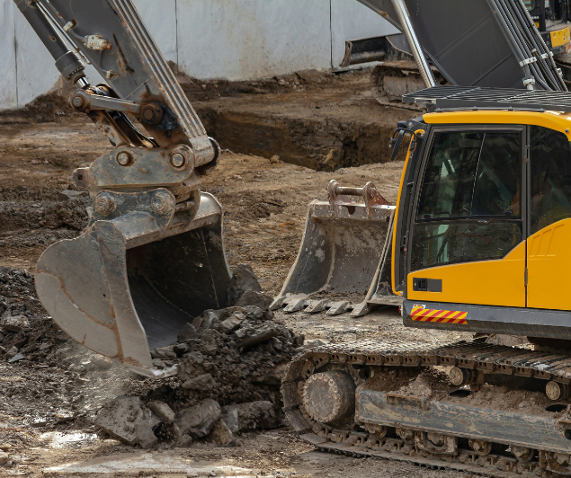 Transporteur d'engins de chantier